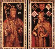 Albrecht Durer Emperor Charlemagne and Emperor Sigismund oil